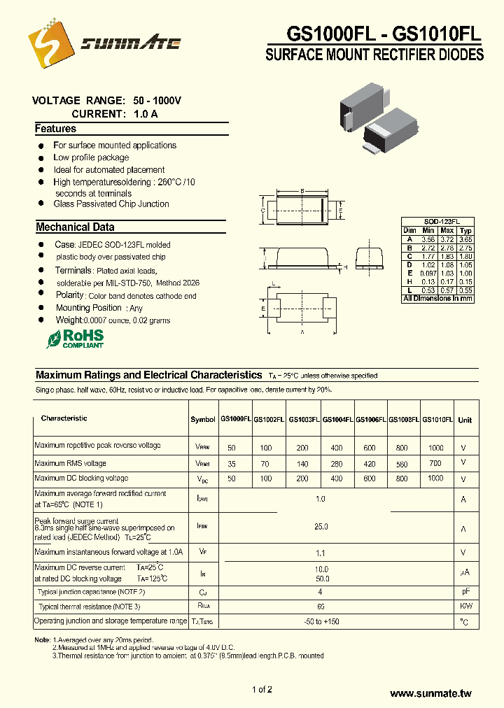 GS1000FL_8889210.PDF Datasheet