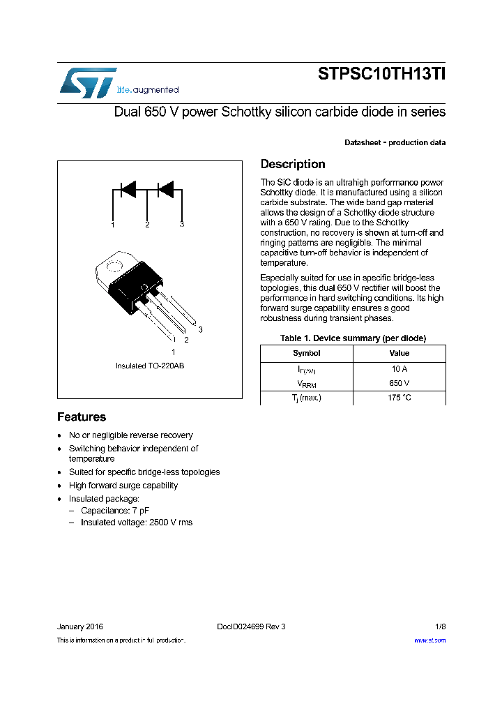 STPSC10TH13TI_8892507.PDF Datasheet