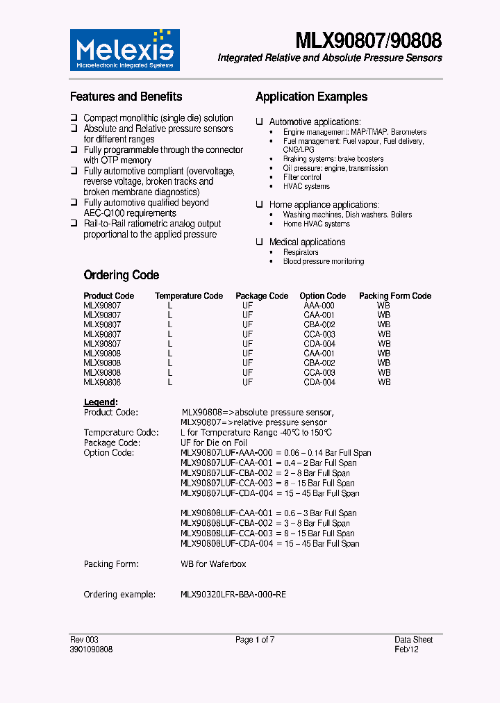 MLX90807LUFCDA-004WB_8900533.PDF Datasheet