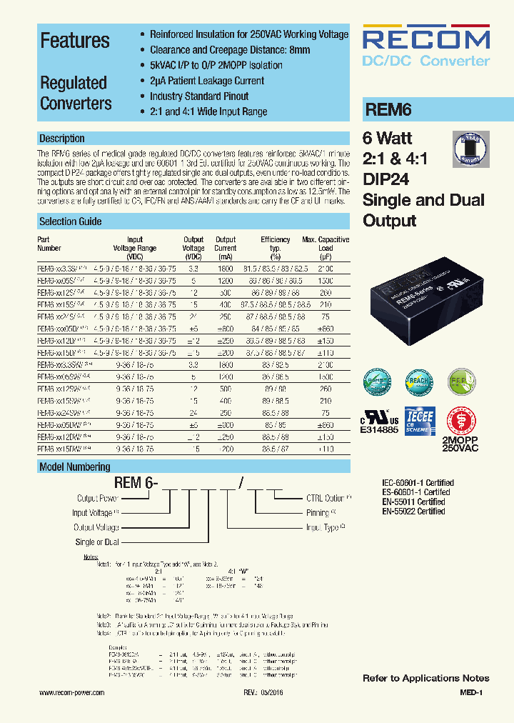 REM6-12X05D_8900736.PDF Datasheet
