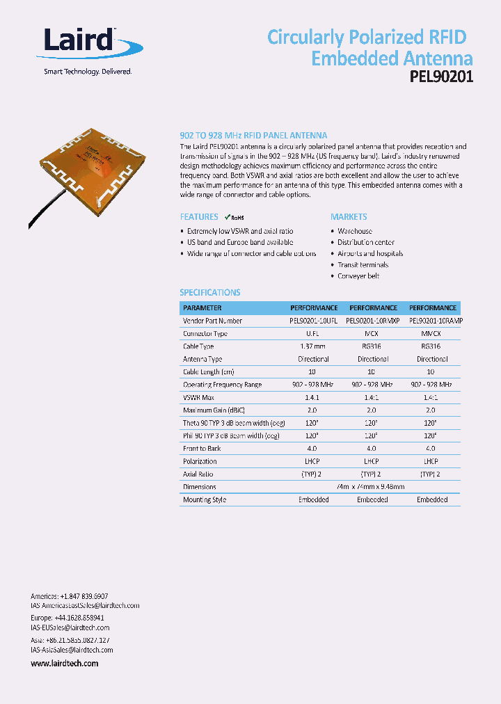 PEL90201-10UFL_8904780.PDF Datasheet