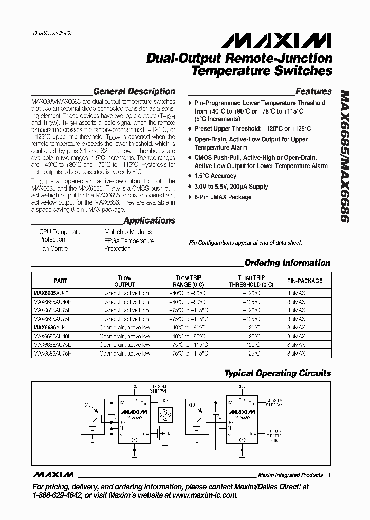 MAX6685_8905442.PDF Datasheet