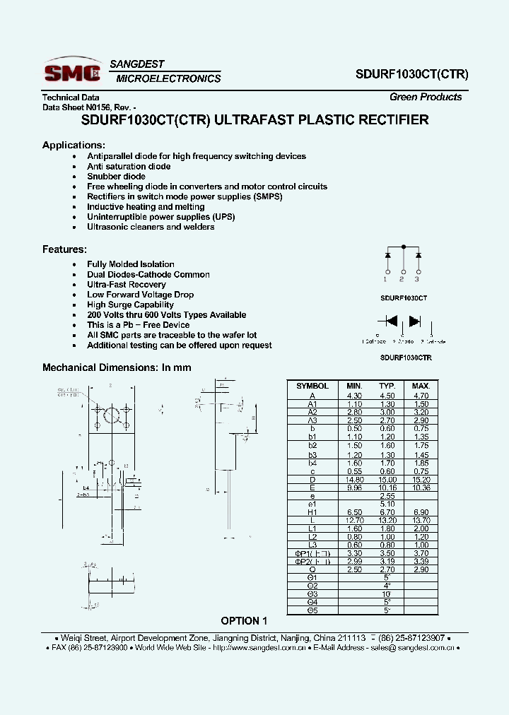 SDURF1030CT_8906967.PDF Datasheet