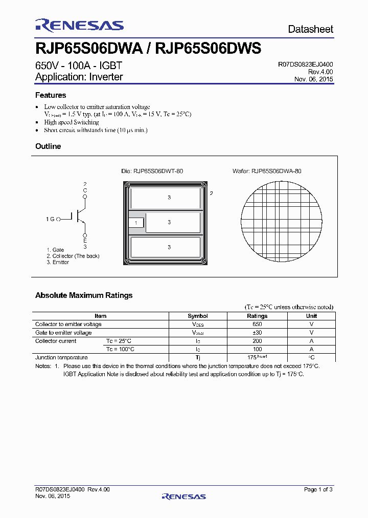 RJP65S06DWS-80_8911040.PDF Datasheet