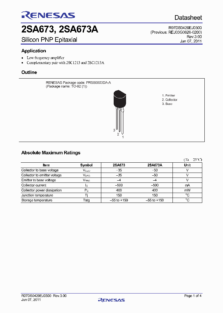 2SA673ACTZ-E_8911834.PDF Datasheet