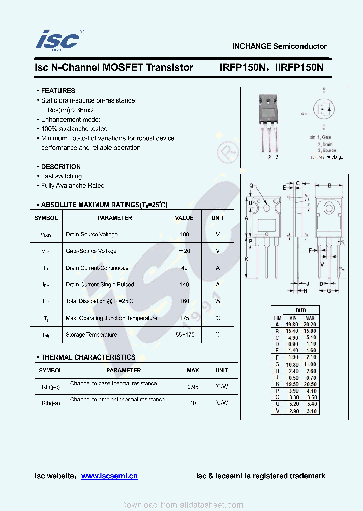IIRFP150N_8912867.PDF Datasheet