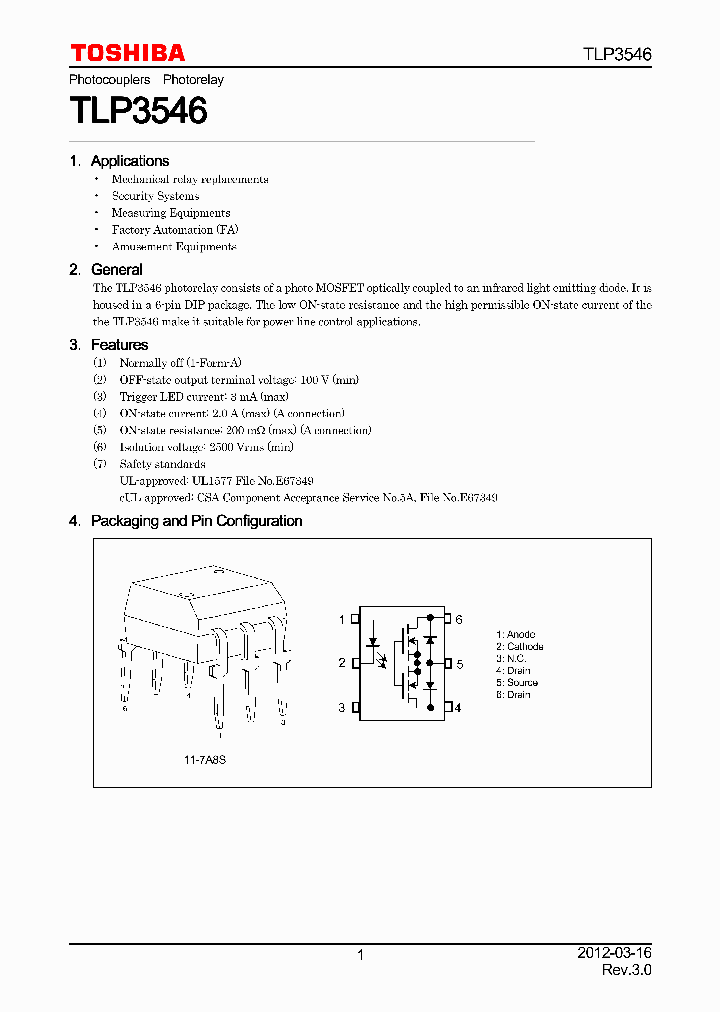 TLP3546_8913607.PDF Datasheet