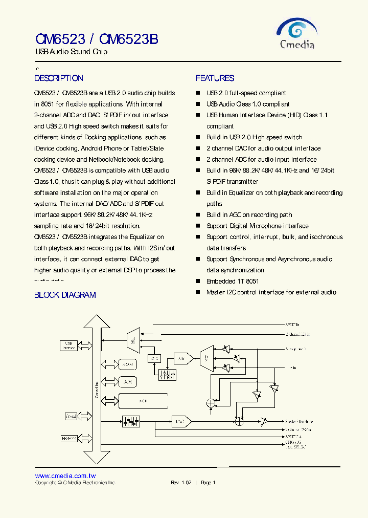 CM6523B_8915756.PDF Datasheet