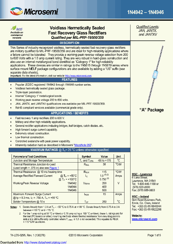 1N4946E3_8917561.PDF Datasheet