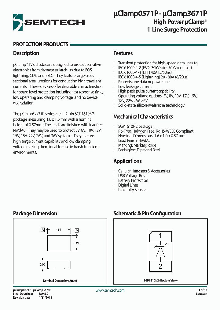 UCLAMP1271PTNT_8918804.PDF Datasheet