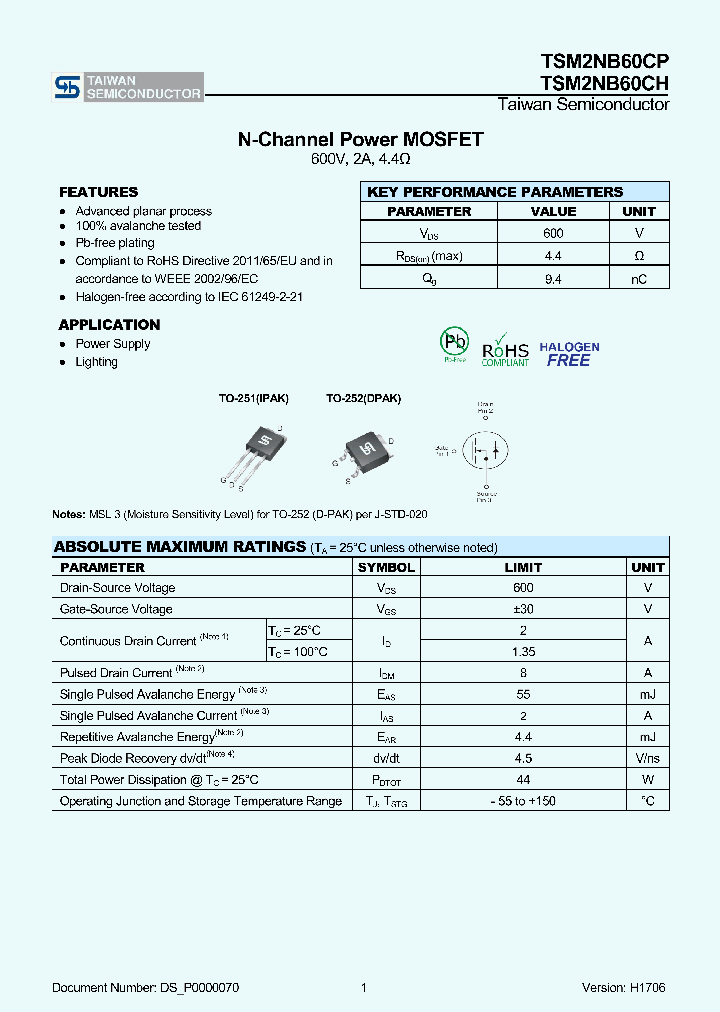 TSM2NB60CP_8920714.PDF Datasheet