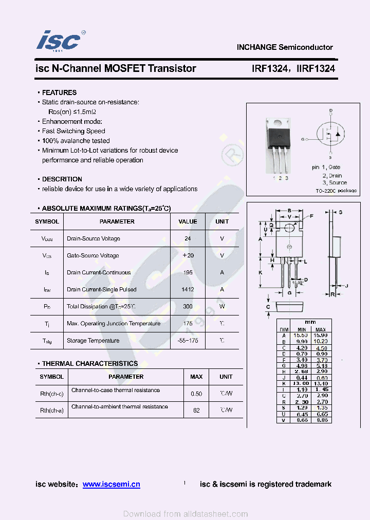 IIRF1324_8924843.PDF Datasheet