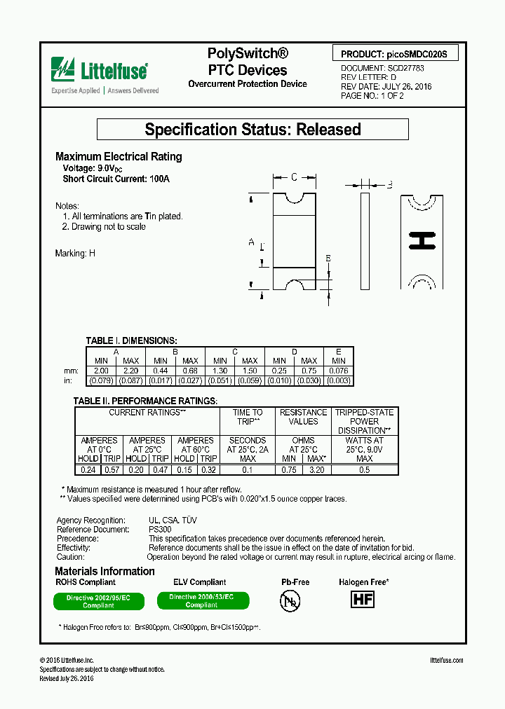 PICOSMDC020S_8925325.PDF Datasheet