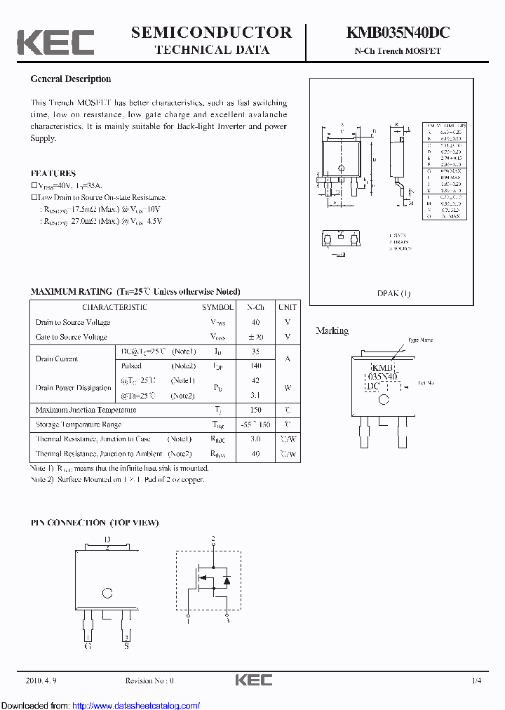 KMB035N40DC_8927064.PDF Datasheet