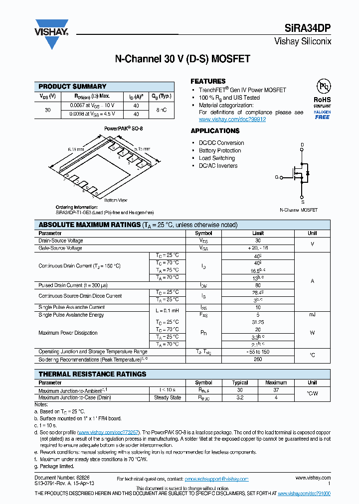 SIRA34DP_8928804.PDF Datasheet