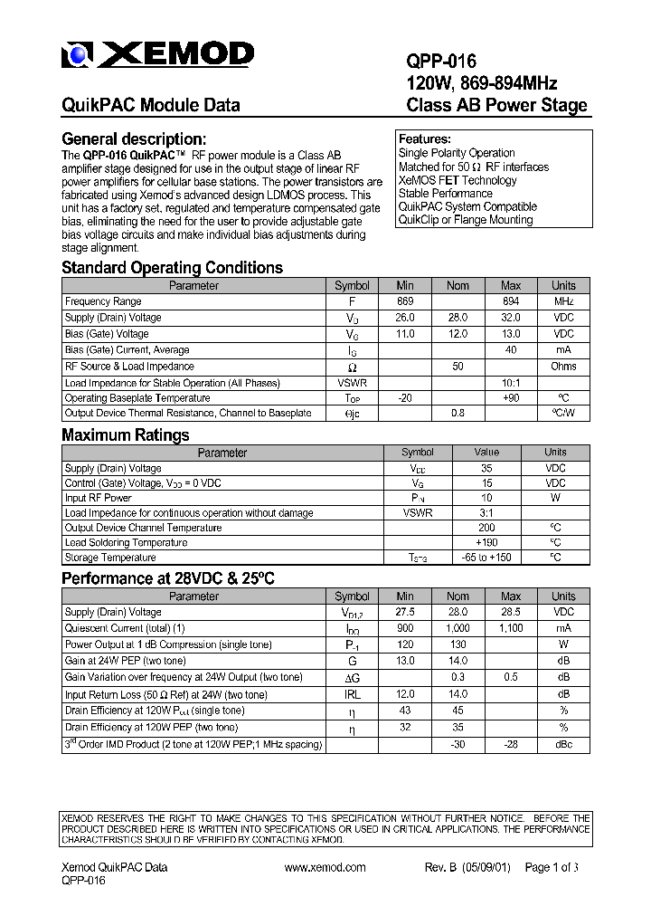 QPP-016_8929345.PDF Datasheet
