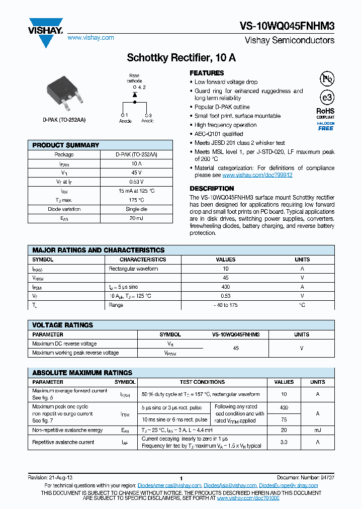 VS-10WQ045FNHM3_8939798.PDF Datasheet