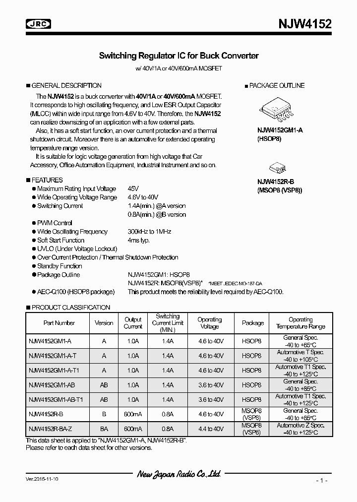 NJW4152B_8942669.PDF Datasheet