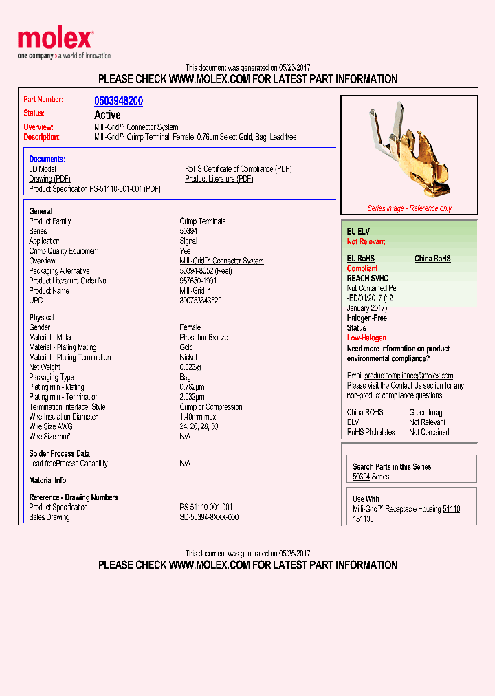 0503948200-17_8944774.PDF Datasheet