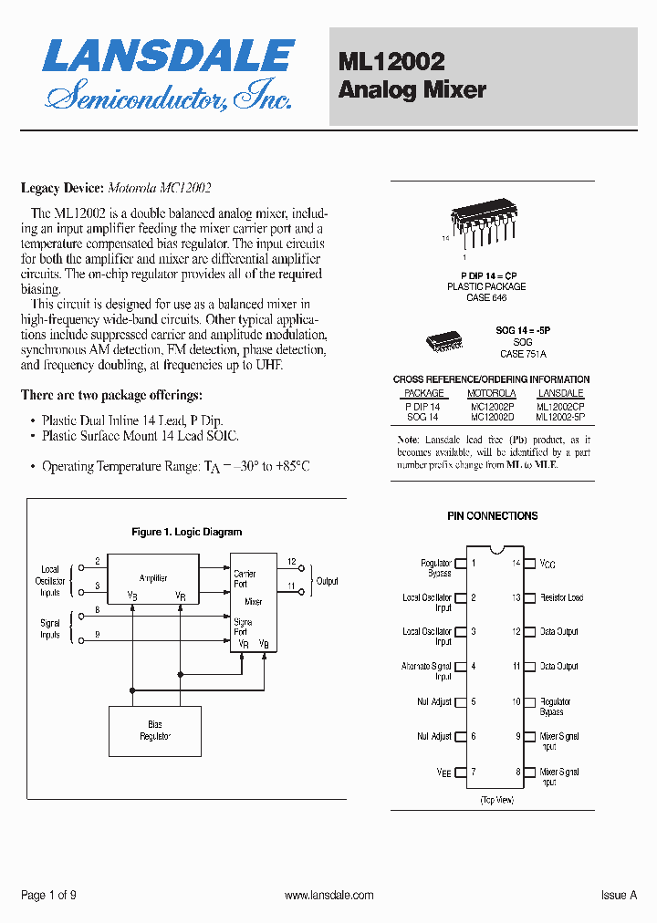 MC12002P_8948366.PDF Datasheet