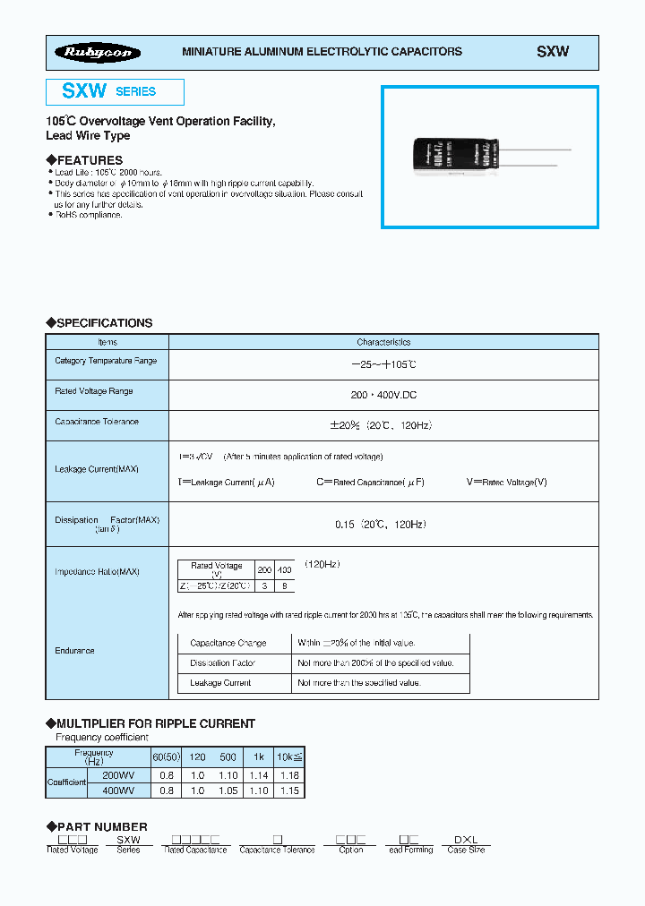 200SXW120M16X25_8951046.PDF Datasheet