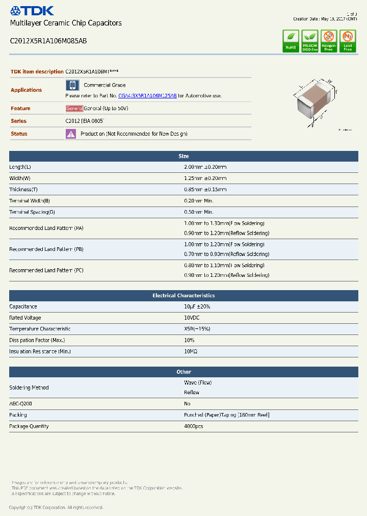 C2012X5R1A106M085AB-17_8951294.PDF Datasheet