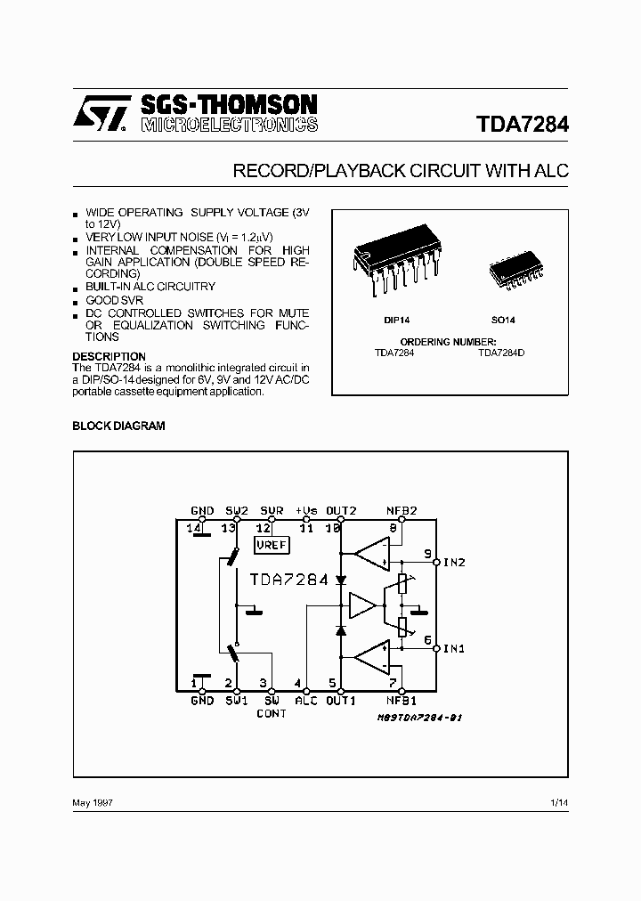 TDA7284D_8954626.PDF Datasheet