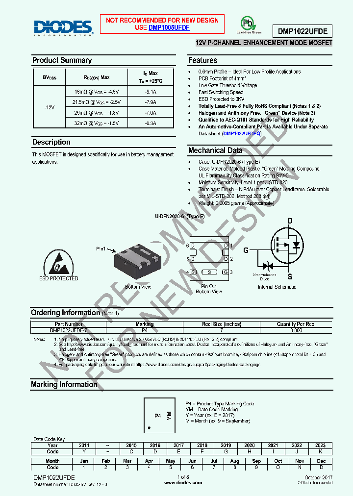 DMP1022UFDE-17_8955175.PDF Datasheet