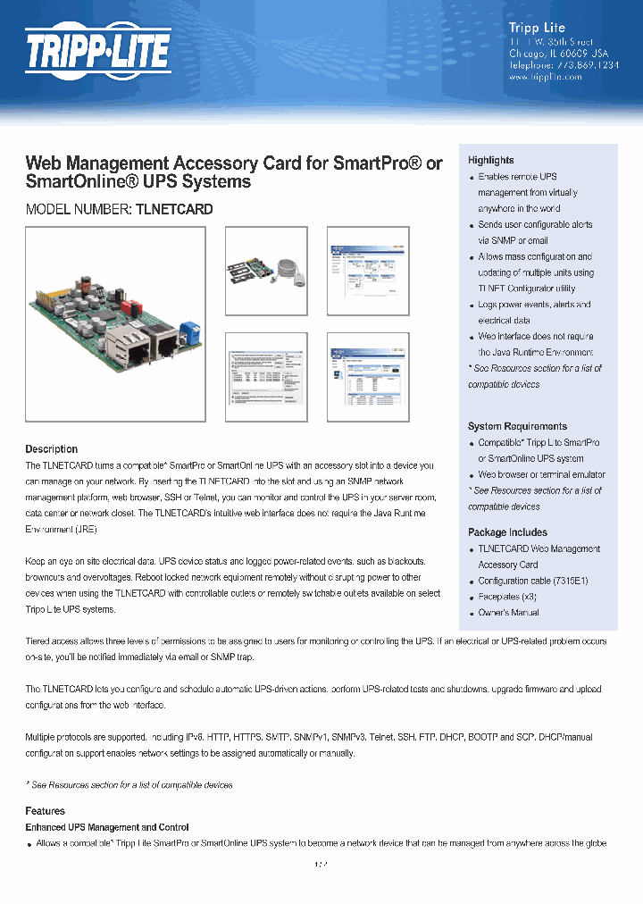 TLNETCARD_8956564.PDF Datasheet