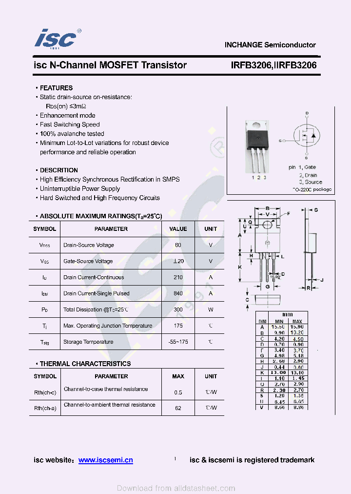 IIRFB3206_8960501.PDF Datasheet