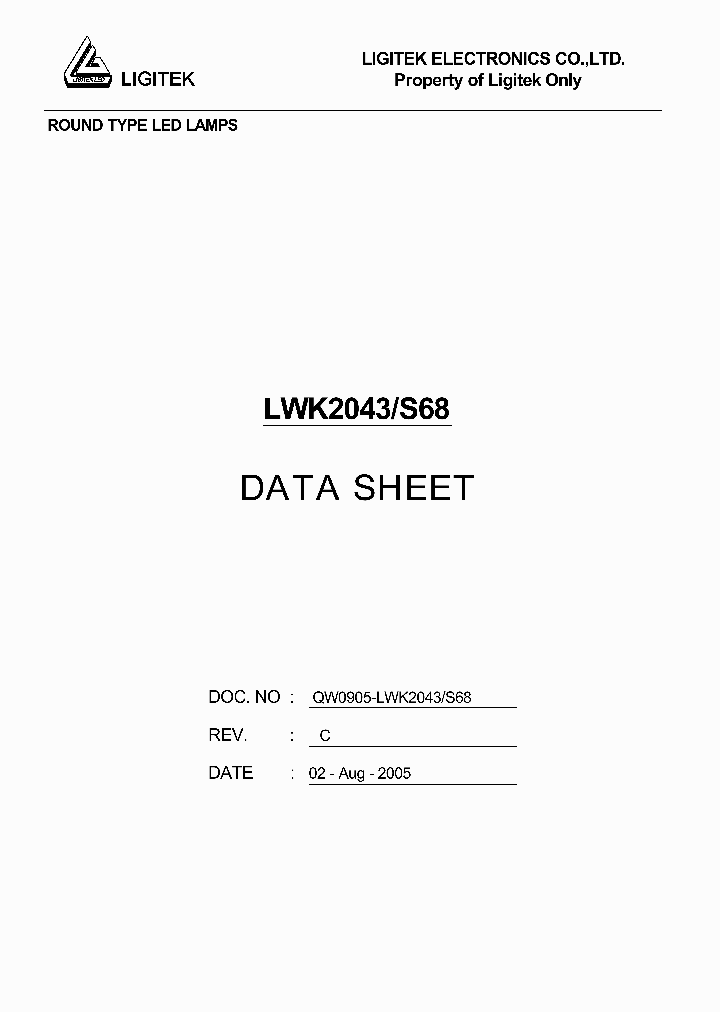 LWK2043-S68_8960677.PDF Datasheet