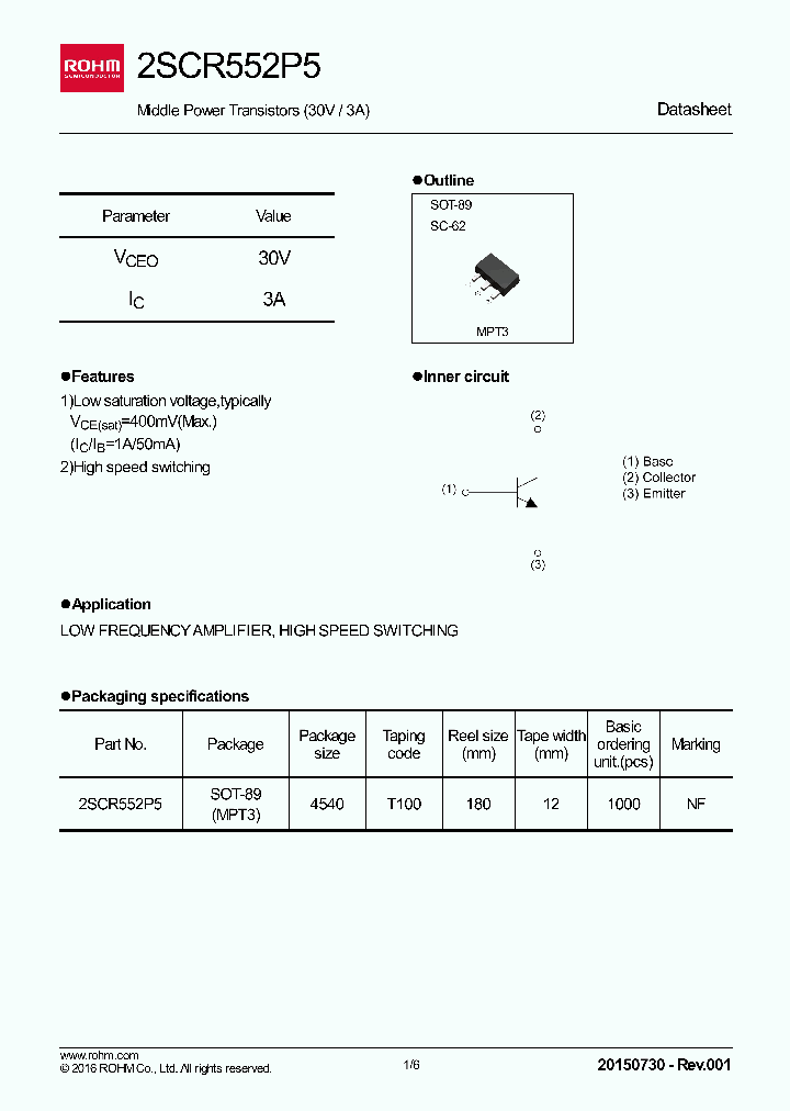 2SCR552P5_8961044.PDF Datasheet