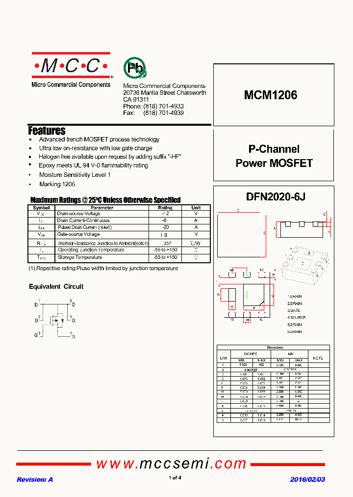 MCM1206_8963172.PDF Datasheet