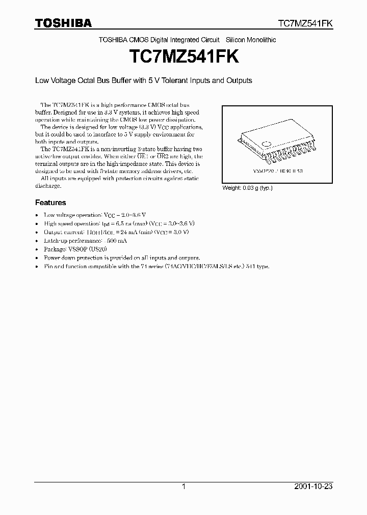 TC7MZ541FK_8964143.PDF Datasheet