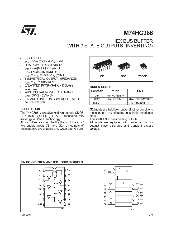 M74HC366RM13TR_8965931.PDF Datasheet