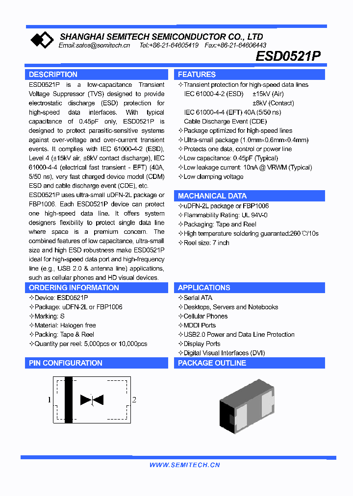 ESD0521P_8966248.PDF Datasheet