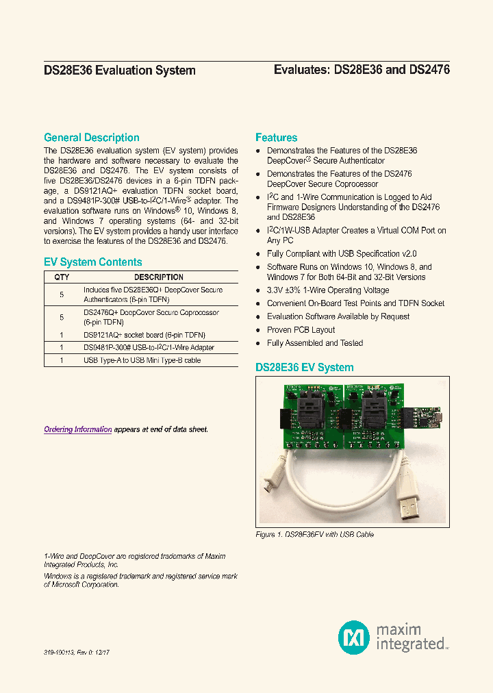 DS28E36EVKIT_8966851.PDF Datasheet