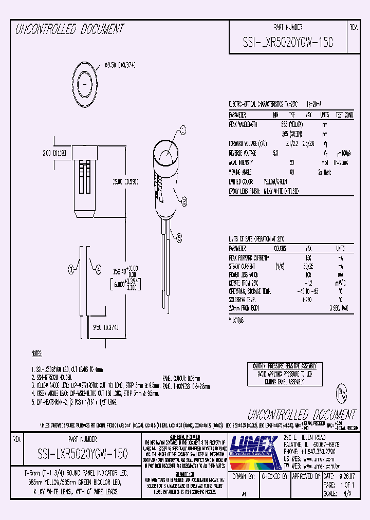 SSI-LXR5020YGW-150_8966940.PDF Datasheet