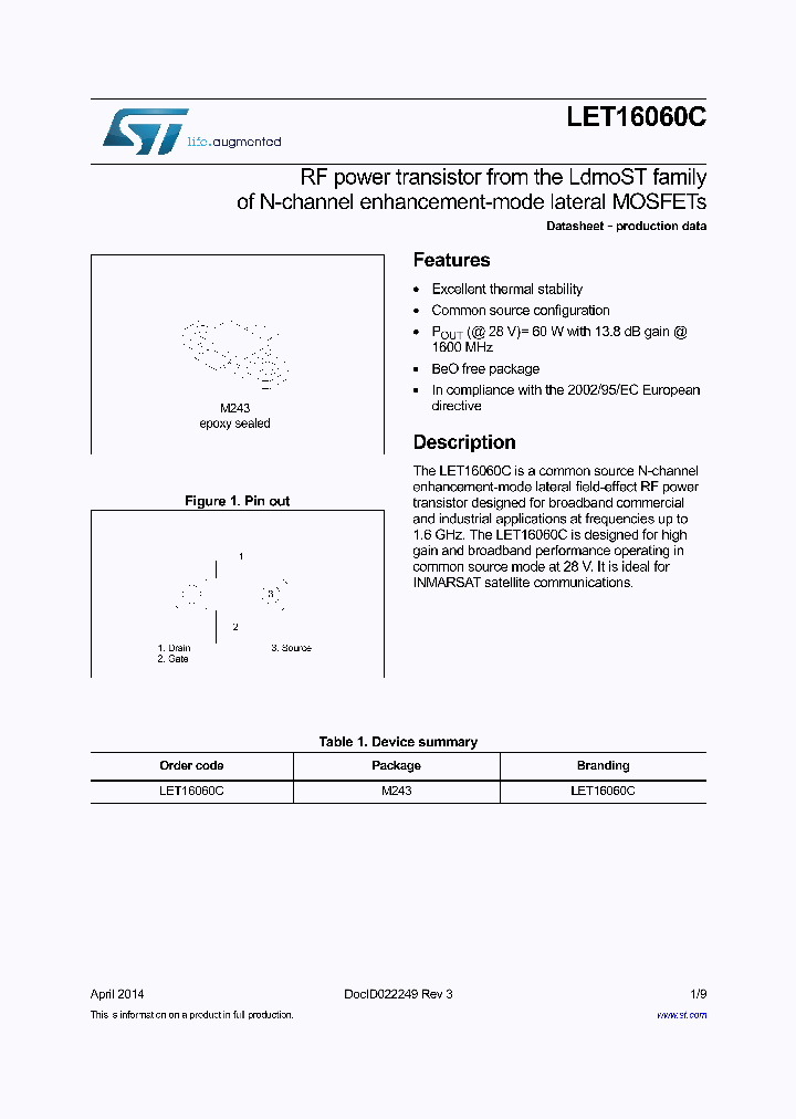 LET16060C_8969169.PDF Datasheet