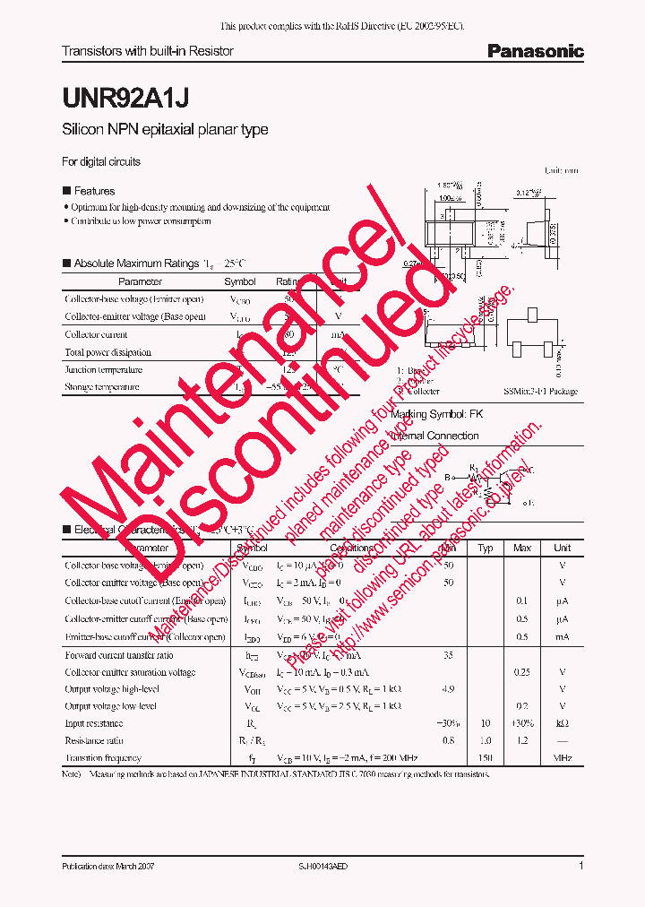 UNR92A1J_8970732.PDF Datasheet