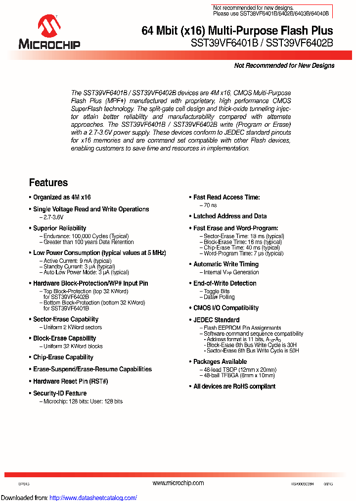 SST39VF6401B-70-4C-B1KE_8971541.PDF Datasheet