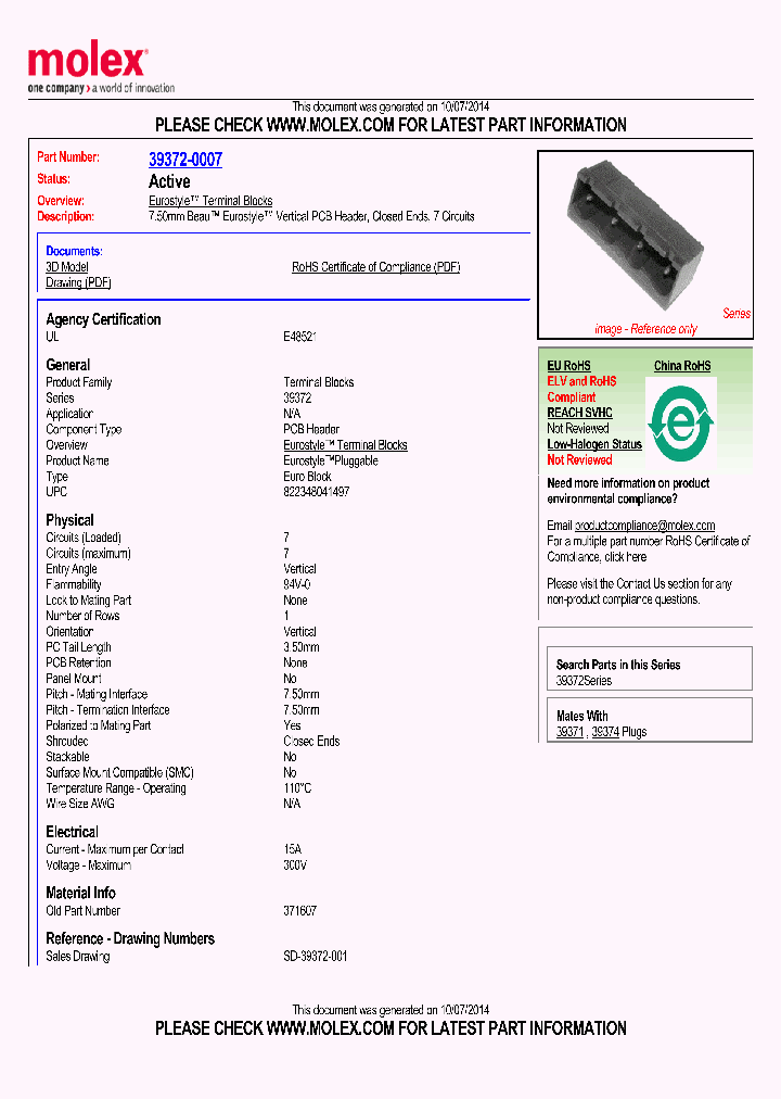 39372-0007_8973918.PDF Datasheet