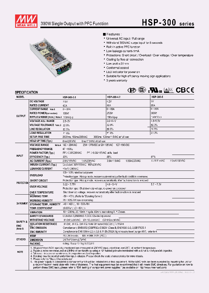 HSP-300_8973631.PDF Datasheet