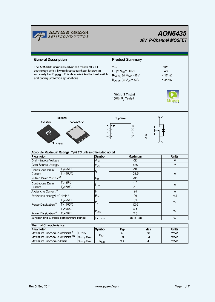 AON6435_8974558.PDF Datasheet