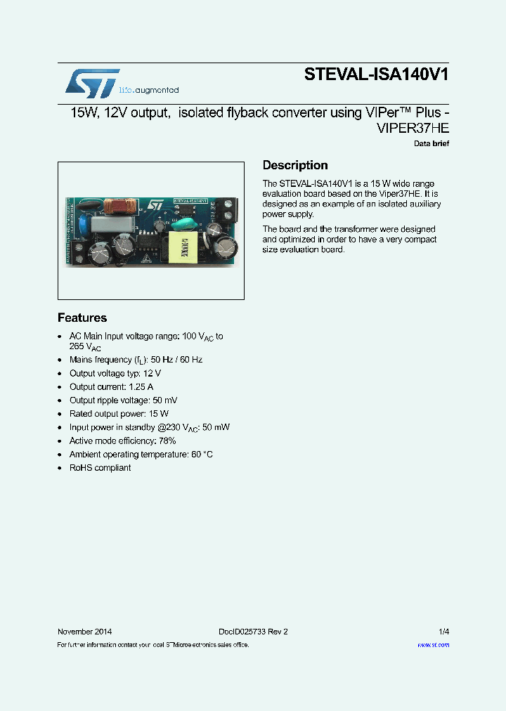 STEVAL-ISA140V1_8976527.PDF Datasheet