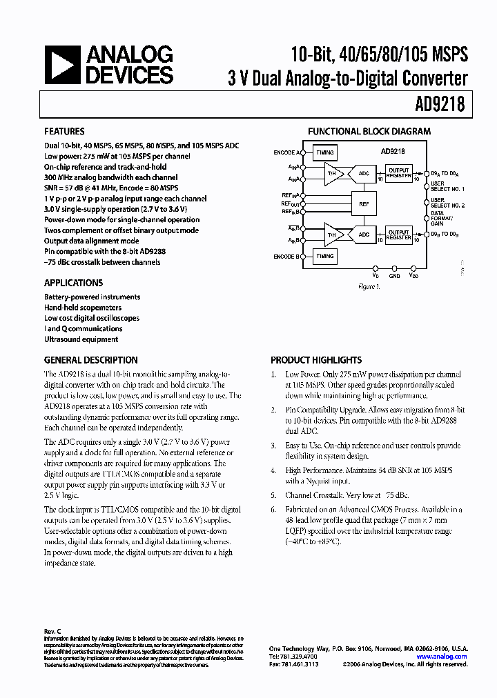 AD9218BSTZ-105_8976756.PDF Datasheet