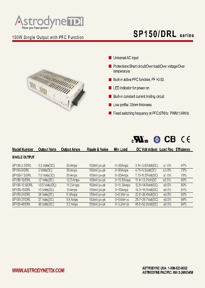 SP150-135DRL_8980646.PDF Datasheet