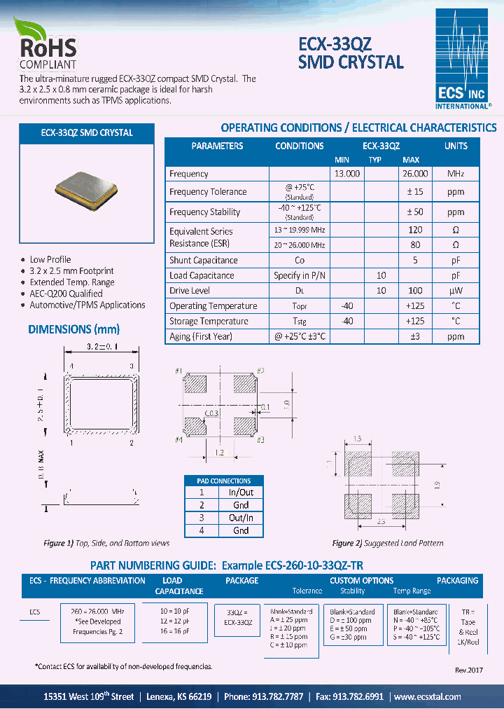 ECS-260-10-33QZAES-TR_8981692.PDF Datasheet