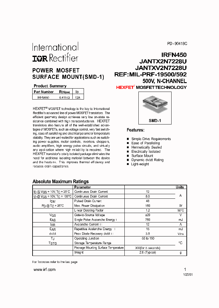 IRFN450_8987100.PDF Datasheet
