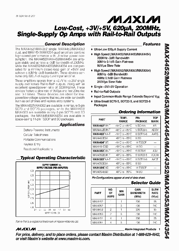 MAX4353ESA_8987276.PDF Datasheet